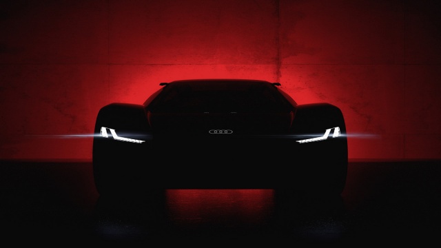 Audi showed a new supercar in the first image