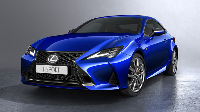 The two-door Lexus RC is closer to the flagship Lexus LC coupe