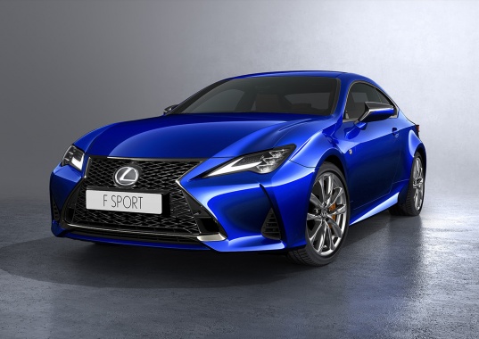 The two-door Lexus RC is closer to the flagship Lexus LC coupe