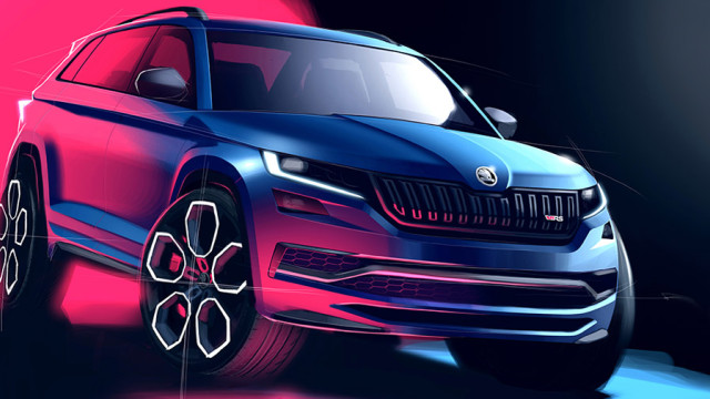 The fastest Skoda Kodiaq design officially declassified