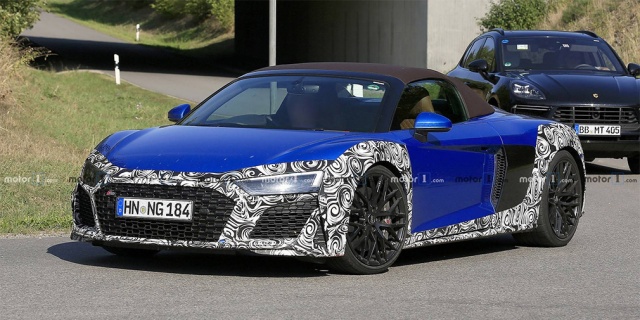 Audi tests now a new R8 Spyder supercar