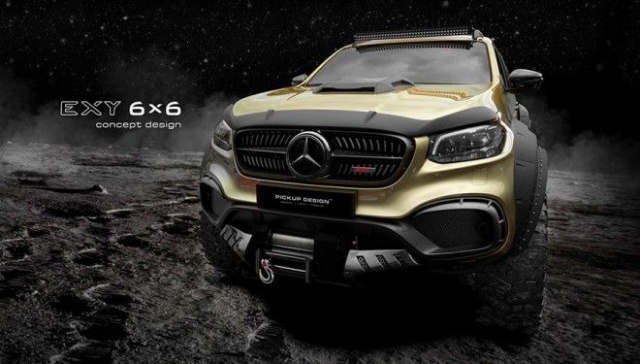 Mercedes-Benz X-Class will get a six-wheel modification
