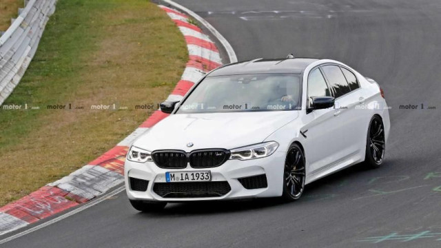 BMW M5 CS on tests