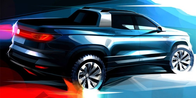 Volkswagen showcases design solution for new pickup