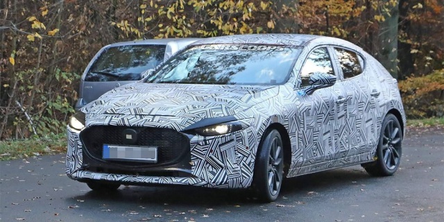 The first shot of the newest Mazda3 is published