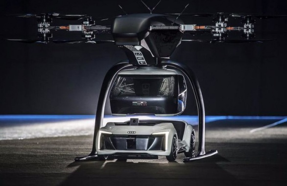 Audi and Airbus tested the first flying taxi