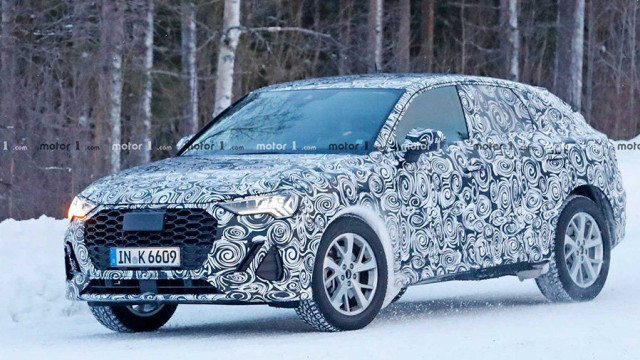 Audi's new coupe SUV tests