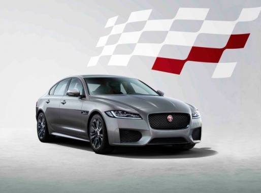 Jaguar presented the XF Checkered Flag special version