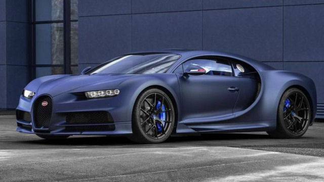 Bugatti Chiron Sports anniversary commemorative version prepared