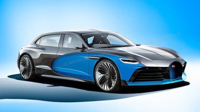 Appeared an alleged design of the first Bugatti sedan on electricity 