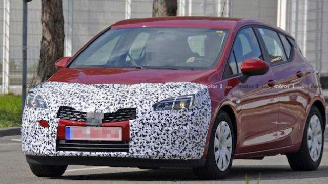 New Opel Astra on tests