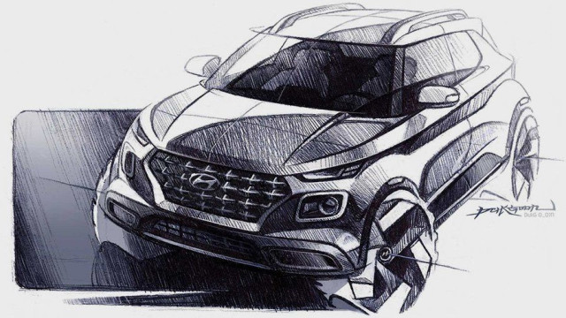 Hyundai Venue: how the new miniature SUV will look like