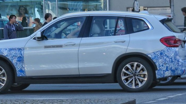 BMW iX3 electric SUV was tested in Munich