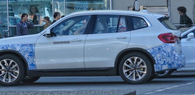 BMW iX3 electric SUV was tested in Munich