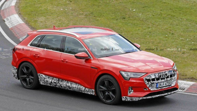 Audi took up tests of the e-Tron sports version on electricity