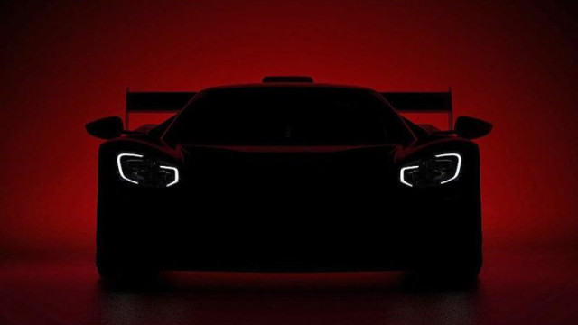 The Ford GT extreme supercar appeared on the first teaser