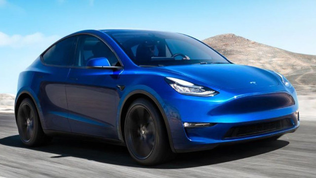 When will the production of a new SUV from Tesla start?