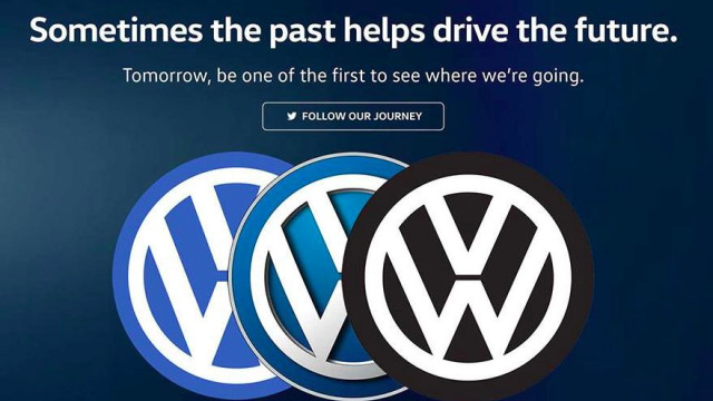 Volkswagen change the logo