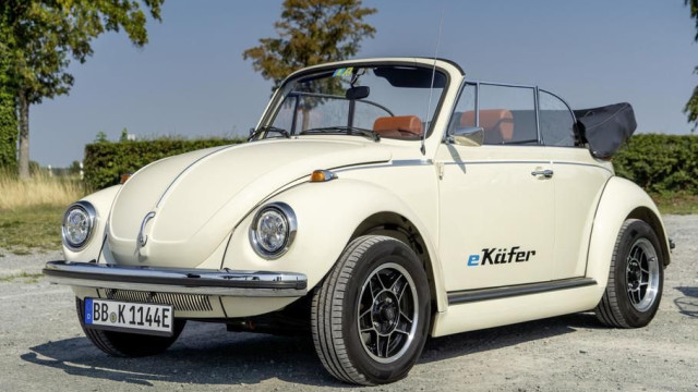 The classic Volkswagen Beetle became an electric car