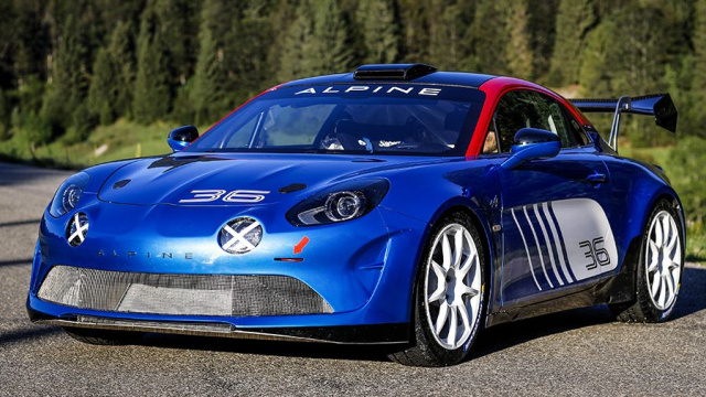 Alpine A110 will participate in the rally