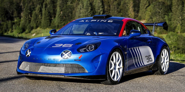 Alpine A110 will participate in the rally