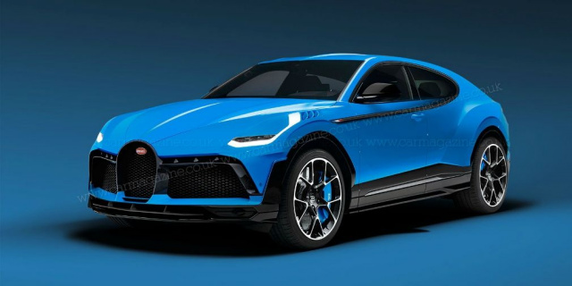 The most expensive SUV in the world will appear from Bugatti