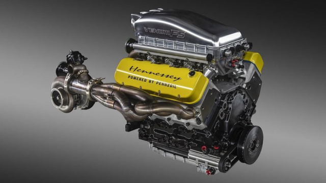 Hennessey Venom F5 Hypercar will receive a motor for 1842 "horses"