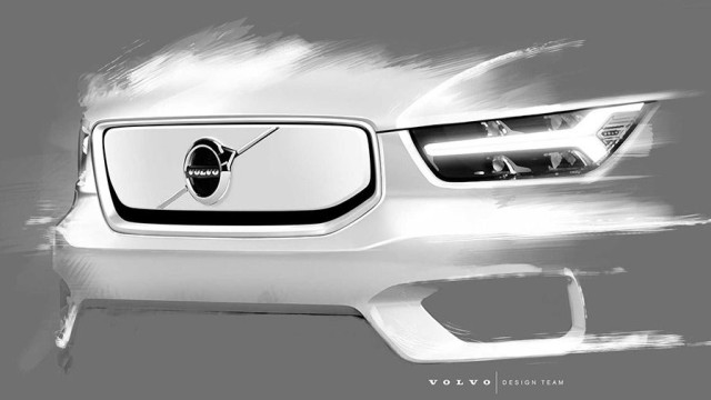 Electric Volvo XC40 more declassified