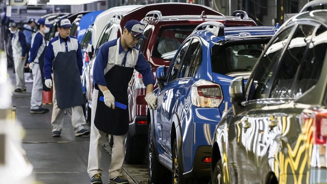 Subaru shuts down its plants due to typhoon