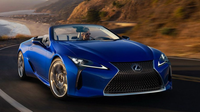 Lexus LC turned into a luxury convertible