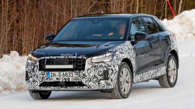 Restyled Audi Q2 first time caught on tests