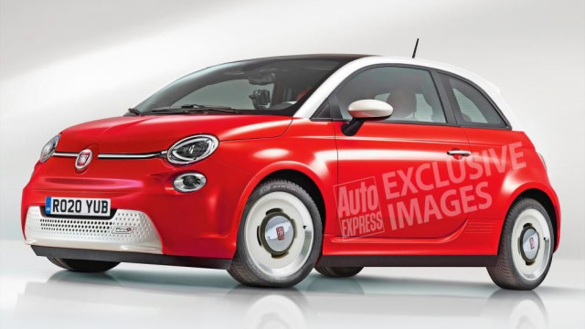 The all-new Fiat 500 electric car going on tests