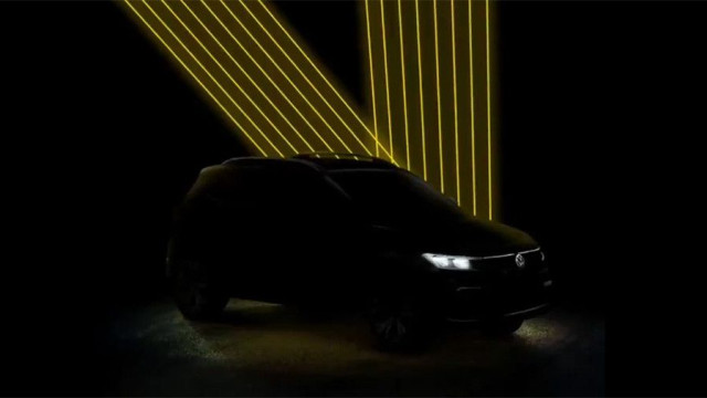 Volkswagen showed a teaser of the new SUV