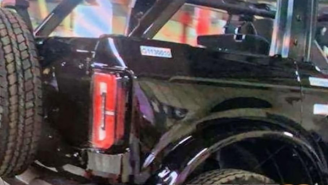 New serial Ford Bronco photographed on the conveyor