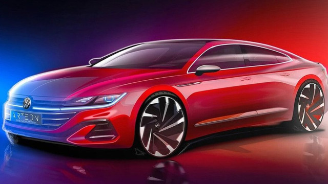 Updated Volkswagen Arteon declassified design