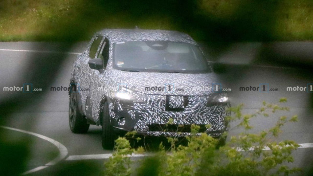 The third-generation Nissan Qashqai caught on tests