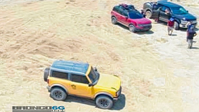 New Ford Bronco and Bronco Sport appeared at a photoshoot