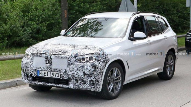 The updated BMW X3 began testing