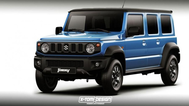 Suzuki Jimny will be 5-door next year