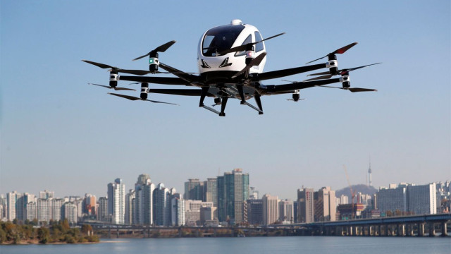 Seoul hosts first flying taxi tests