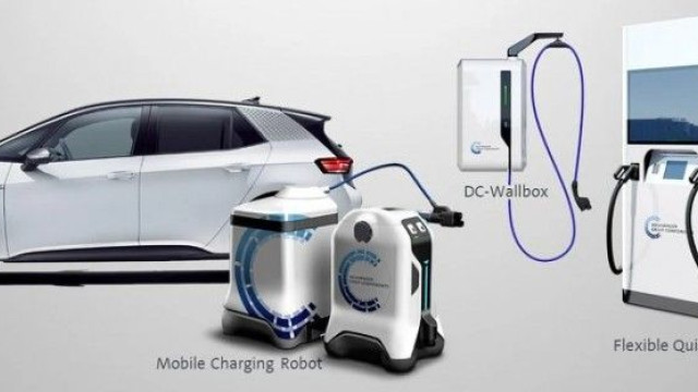 Volkswagen is testing new unique charging stations 