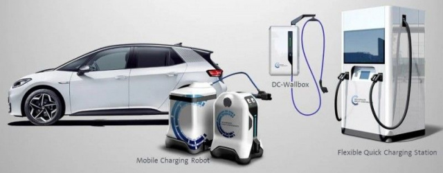 Volkswagen is testing new unique charging stations 
