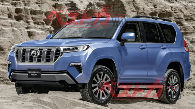 The new generation of Land Cruiser Prado is more declassified