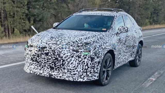 Second-generation Lexus NX is being tested