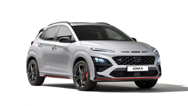 Hyundai Kona N crossover without camouflage