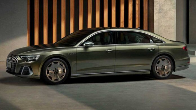 Audi showed in a photo a rival for Mercedes-Maybach S-Class