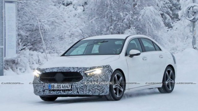 Renewed Mercedes-Benz A-Class sedan passes winter tests