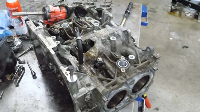 Subaru WRX Engine Explodes from Overboosting, Creating Massive Block Hole