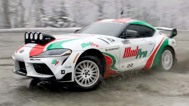 Unexpected Rally Performer: Customized Supra Excels on Gravel Tracks