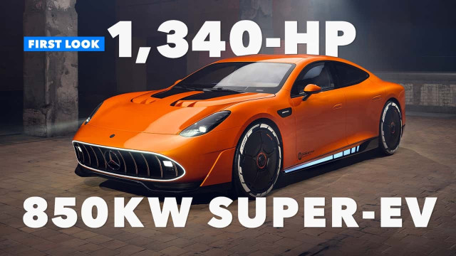 Mercedes-AMG Unveils Groundbreaking Electric Super Sedan with Massive Power and V-8 Audio Experience